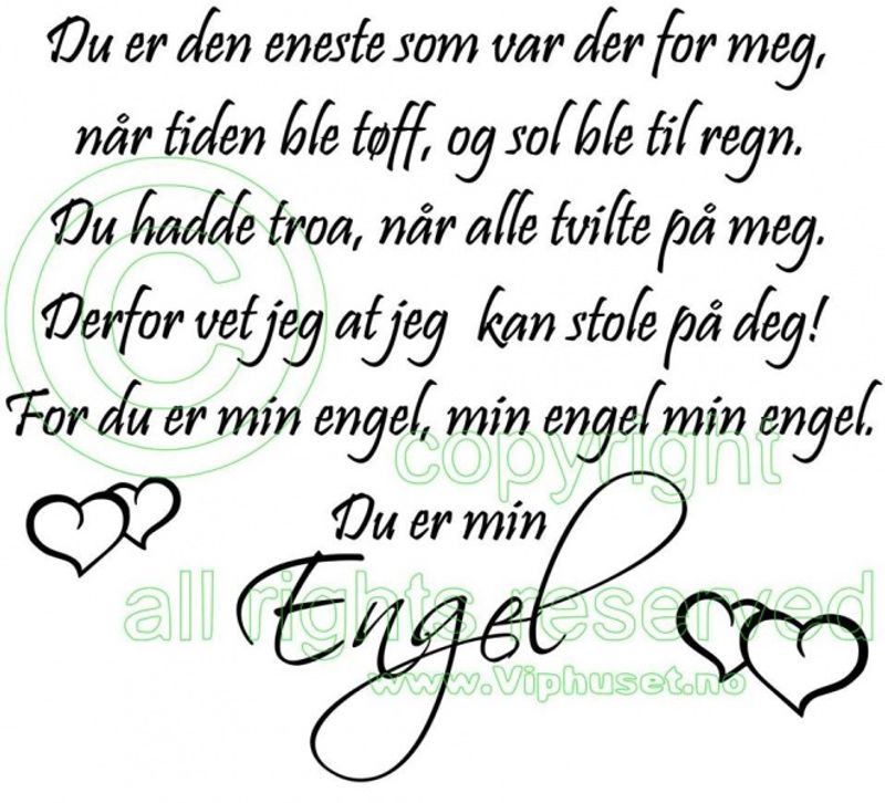 Du er min engel
