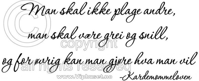 Man skal ikke plage