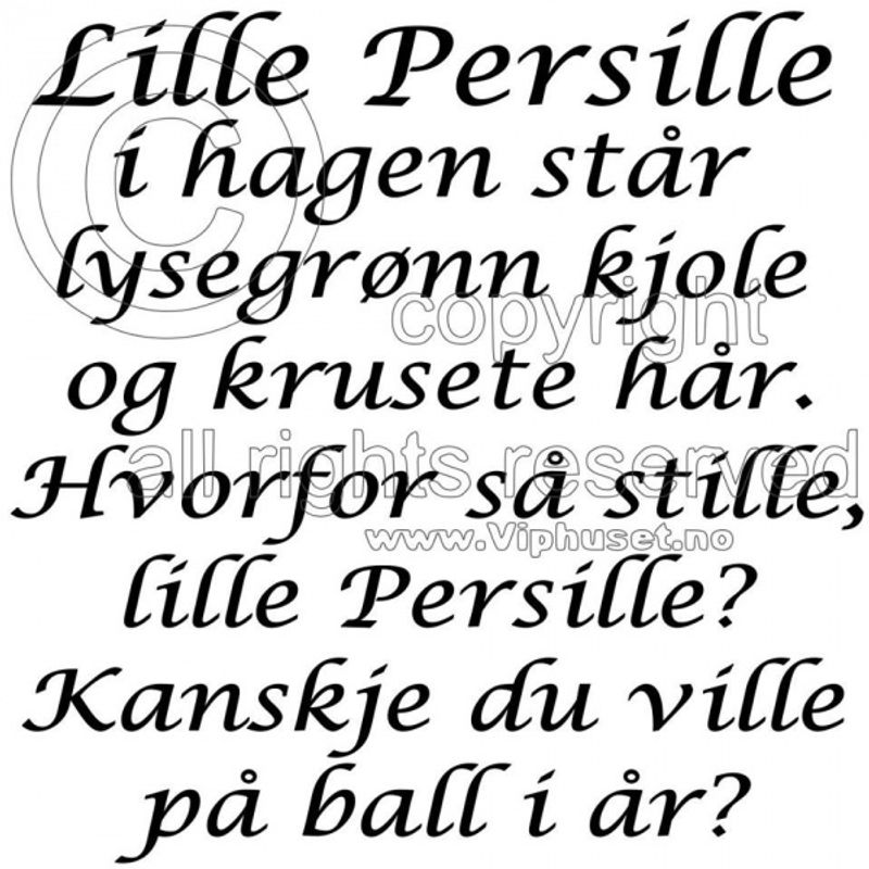 Lille persille