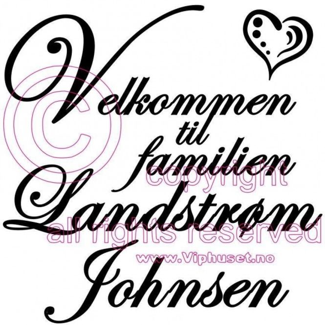 Hovedbilde Velkommen til familien