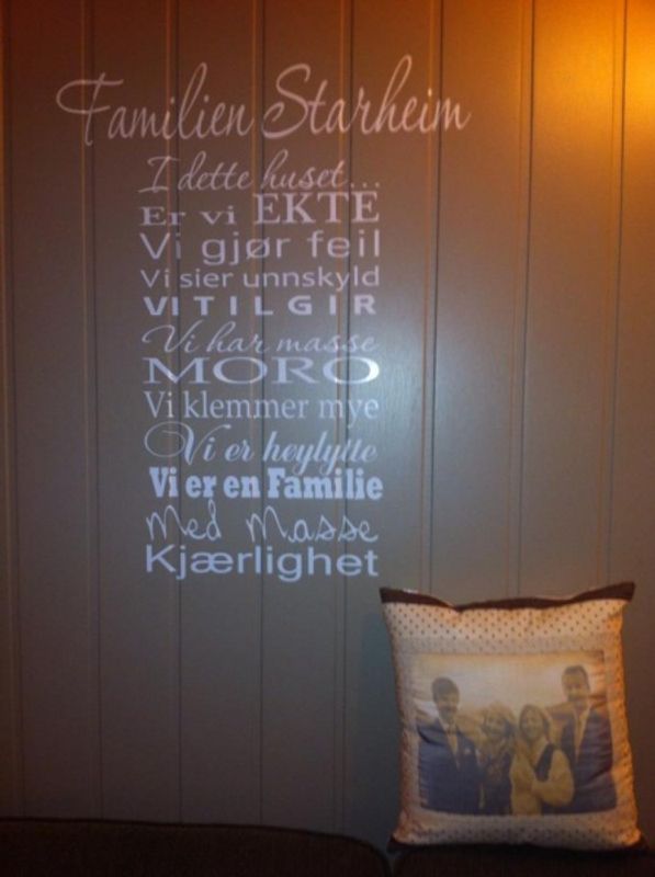Familien ..... I dette huset
