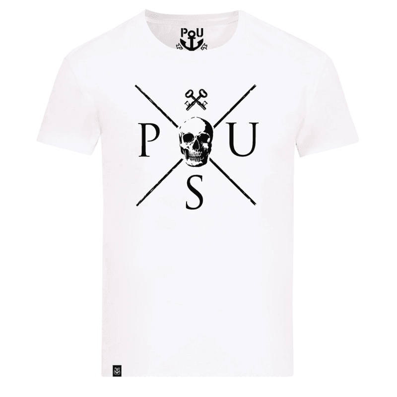 JASON TEE Hvit Str XL