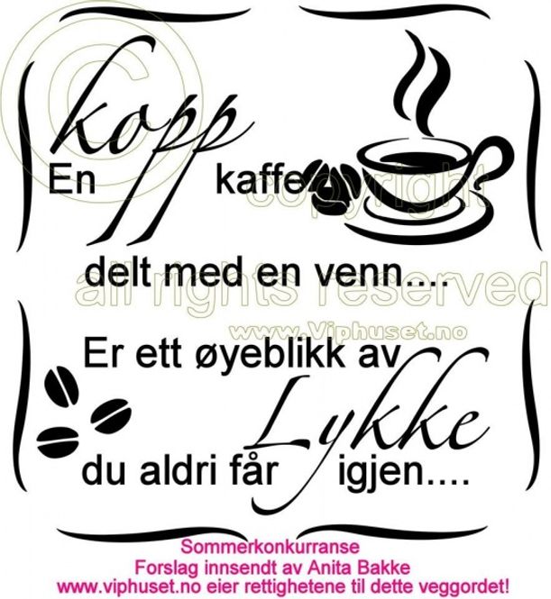 Hovedbilde En kopp kaffe delt med en ...
