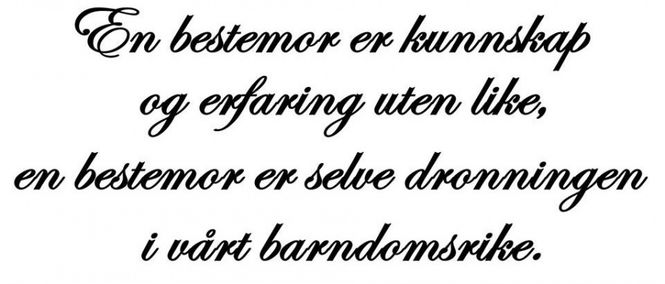 Hovedbilde En bestemor er kunnskap
