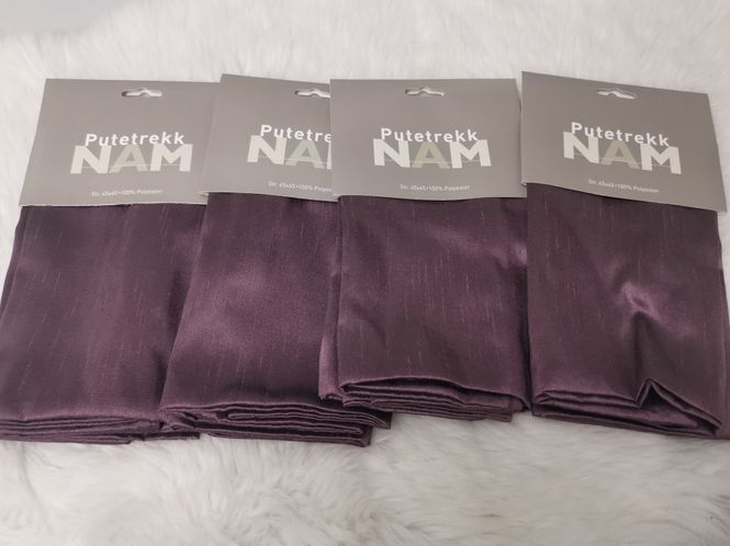 Hovedbilde Putetrekk 4 pk lys lilla 