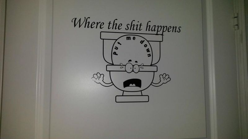 Where the shit happens