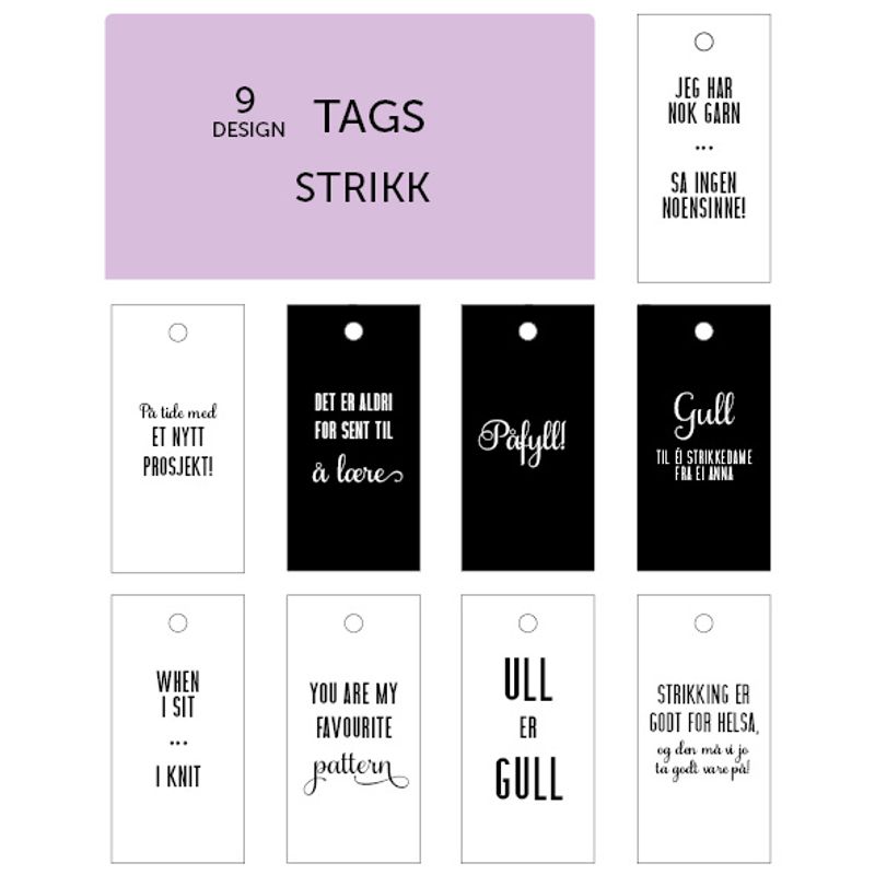 TAGS - 9 design - Strikk 