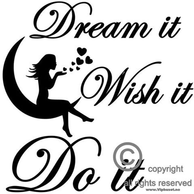 Hovedbilde Dream it , wish it , do it
