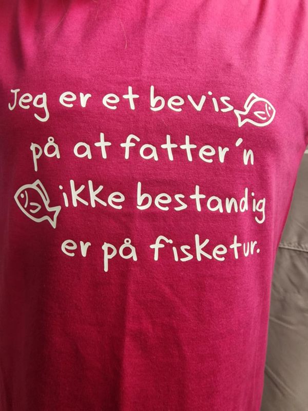 Jeg er ett bevis på ... Fisketur voksen