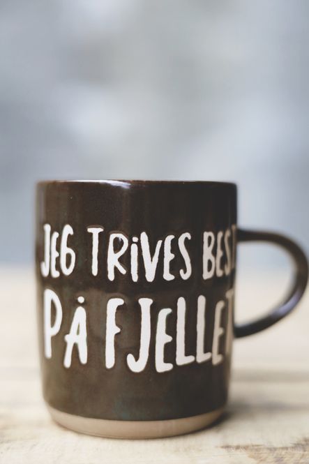 Hovedbilde Krus H 9,5 Cm «Trives Best På ...