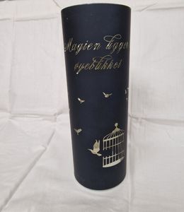 Hovedbilde Lyslykt LED Fuglebur Blåsort ...