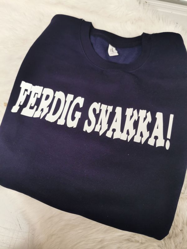 Ferdig snakka! 