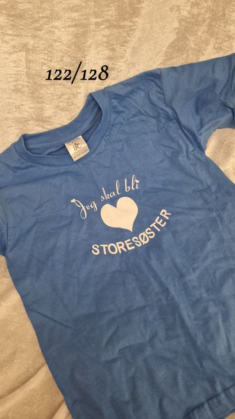 Jeg skal bli storesøster blå 122/128